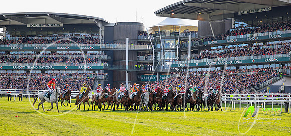 Grand National horses assemble, Aintree 2023