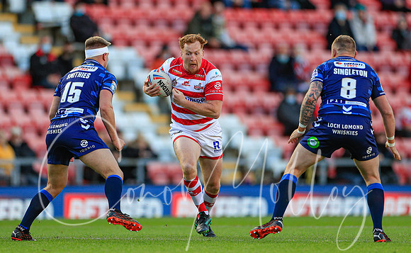 Jordan Thompson in action for Leigh Centurions