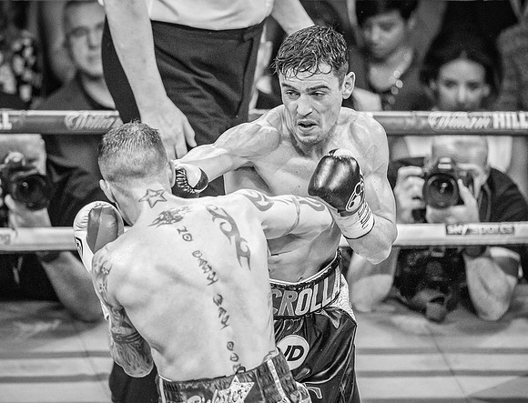 Crolla lands a punch on Burns
