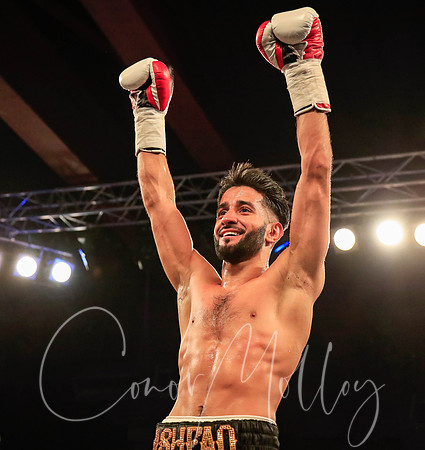 Qais Ashfaq celebrates victory