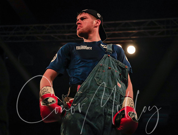 Joe Murray bounces into the ring