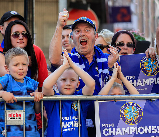 Macclesfield Town fans celebrate