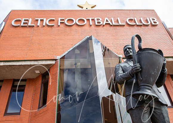 Jock Stein statue outside Parkhead