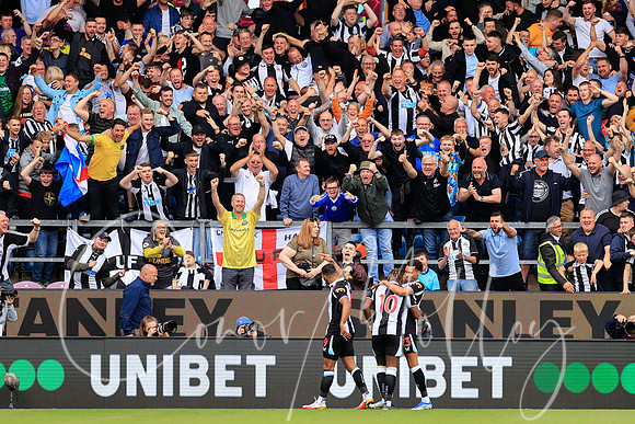 Newcastle fans celebrate