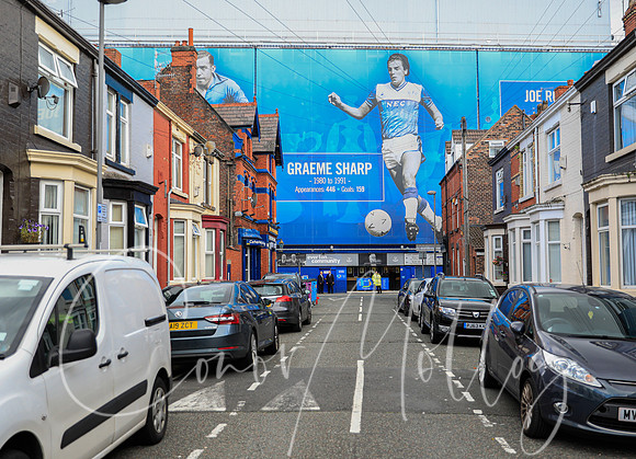 The streets around Everton