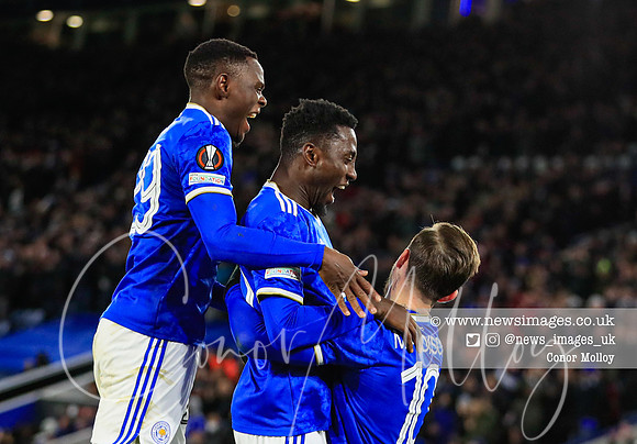 Wilfred Ndidi celebrates