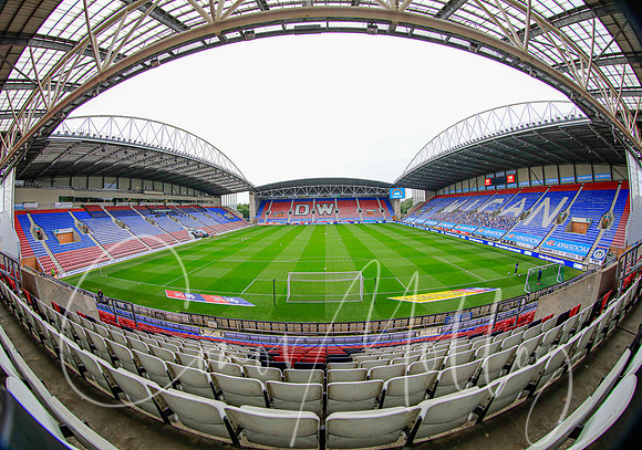 The DW stadium, home of Wigan Athletic