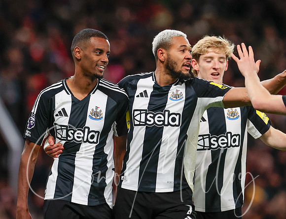 Alexander Isak celebrates