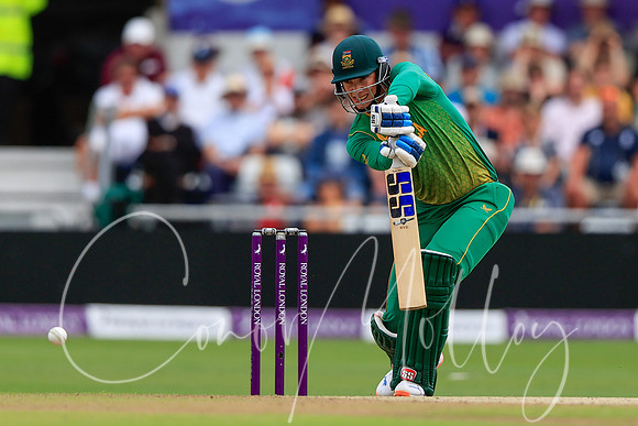Rassie van der Dussen of South Africa